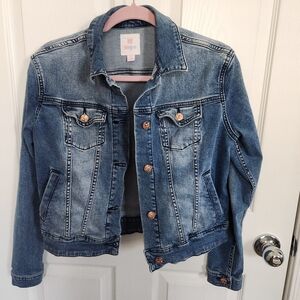 LuLaRoe Simply Comfortable denim jean jacket size small